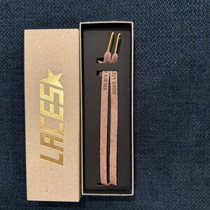 Golden Goose Salmon Pink Laces 110